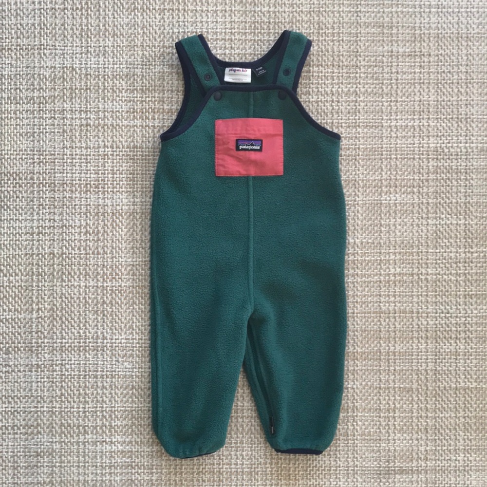 Patagonia Fleece Overalls (size 6-12m)